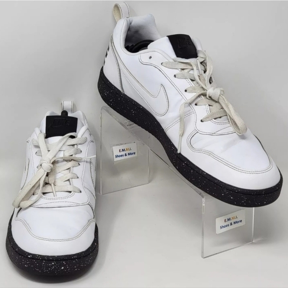 Nike Men\'s Court Borough Size 12 Low Se Coat Barlow White 916760-100 Pre-owned